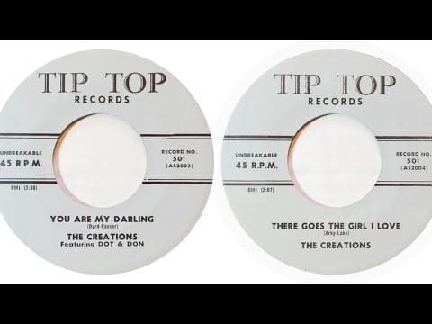 The Creations (13) — THE CREATIONS - YOU ARE MY DARLING/THERE GOES THE GIRL I LOVE