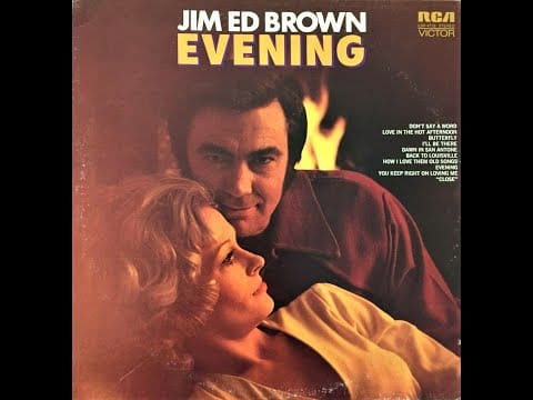 Jim Ed Brown — Jim Ed Brown "Evening" full album promo vinyl