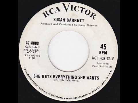 Susan Barrett — She Gets Everything She Wants - Susan Barrett