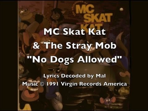 MC Skat Kat and The Stray Mob — MC Skat Kat - "No Dogs Allowed" Lyrics