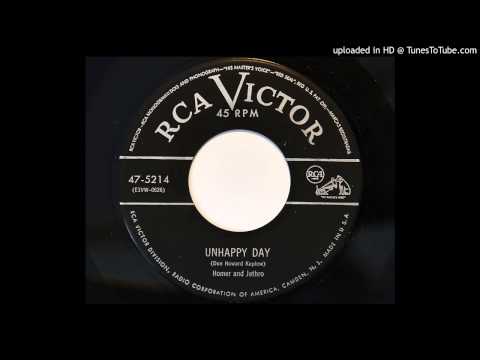 Homer And Jethro — Homer and Jethro - Unhappy Day (RCA Victor 5214)