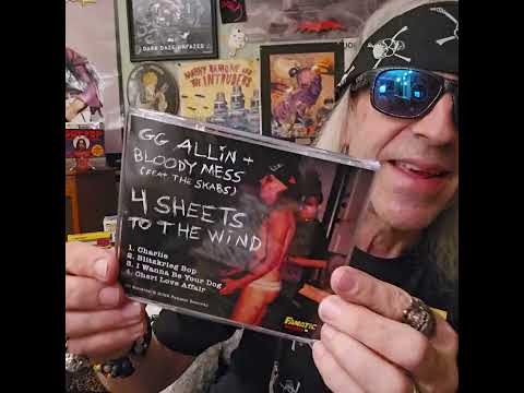 GG Allin — GG ALLIN & BLOODY MESS featuring The Skabs "Four sheets to the wind" limited edition CD/EP out now!💣