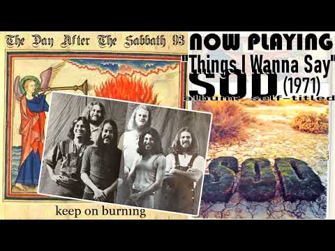 Sod — SOD - Things I Wanna Say [1971 Brass / Horn Rock & Prog. Los Angeles]