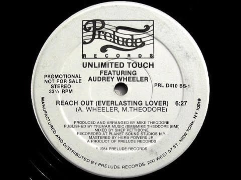 Unlimited Touch — Reach Out (Everlasting Lover) (DUB MIX) - Unlimited Touch Feat. Audrey Wheeler
