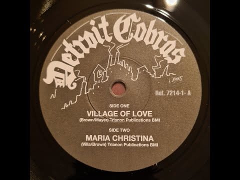 The Detroit Cobras — The Detroit Cobras - Maria Christina - 7 inch vinyl single