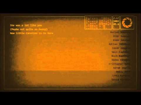Jonathan Coulton — Portal 2: End Credits Song 'Want You Gone' by Jonathan Coulton [1080p HD]