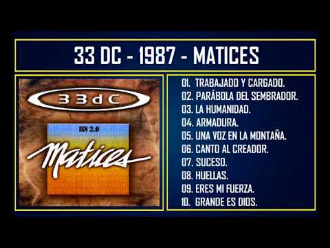 XXXIII D.C. — 33 DC - 1987 - Matices