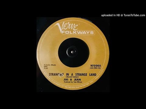 Jim & Jean — Jim & Jean - Strangers In A Strange Land - Folkways Mono Cut (Brilliant Folk Psych)