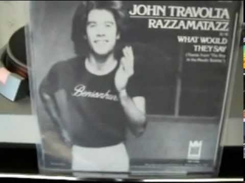 John Travolta — John Travolta:  RAZZAMATAZZ  (45 Vinyl)