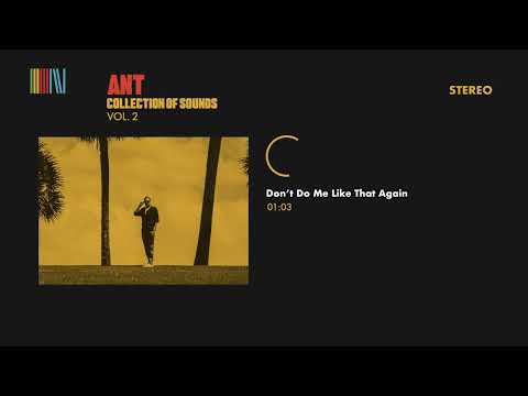A.N.T. — Ant - Don’t Do Me Like That Again (Official Audio)