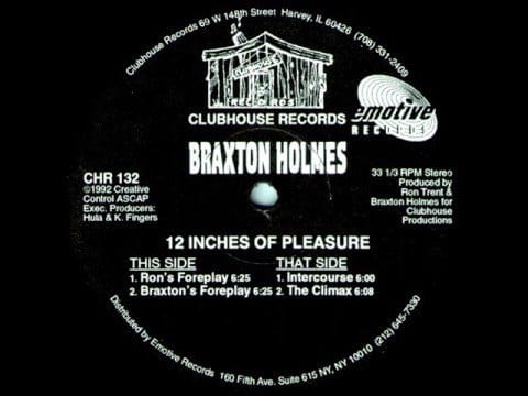 DJ Sprinkles — Braxton Holmes - 12 Inches Of Pleasure (Ron's Foreplay)