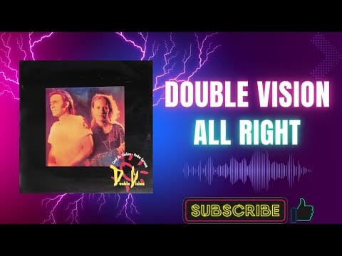 Double Vision — Double Vision – All Right (Dance Version) (B1) (1995)