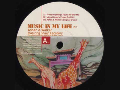 Shaun Escoffery — Ashen & Walker Feat Shaun Escoffery - Music In My Life (Miguel Graça's Pronto Soul Mix)