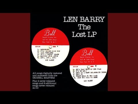 Len Barry — It's A Cryin' Shame