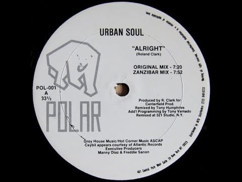 Urban Soul — Urban Soul ‎– Alright (original mix)