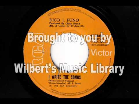 Rico J. Puno — I WRITE THE SONGS - Rico J. Puno