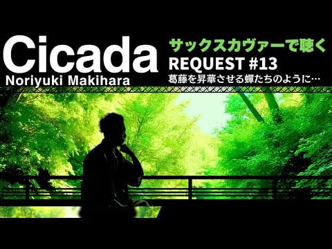 Noriyuki Makihara — Cicada(槇原敬之)をサックスカヴァーしてみた！【ﾘｸｴｽﾄ13】葛藤を昇華させる蟬たちのように…