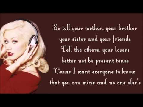 Christina Aguilera — Christina Aguilera  Ain't No Other Man Lyrics