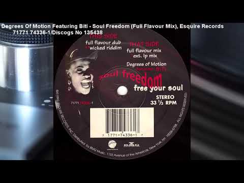 Degrees Of Motion — Degrees Of Motion Featuring Biti - Soul Freedom (Original Full Flavour Mix) (1992)