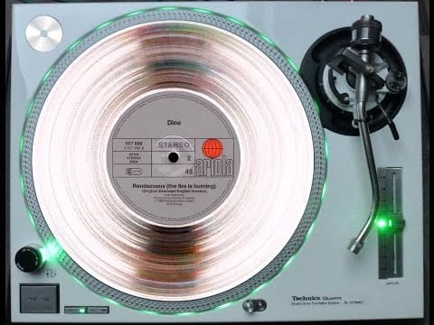 Dino Razzone — DINO - RENDEZVOUS (THE FIRE IS BURNING) (ORIGINAL EXTENDED ENGLISH VERSION) (℗1986)