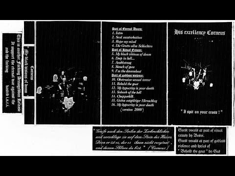 Corneus — Corneus - My Black Visions of Doom (2001 Full Demo) B.S.o.D