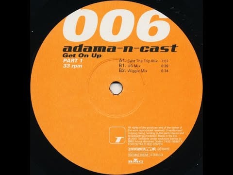 Adama-N-Cast — Adama-N-Cast - Get On Up (Wiggle Mix)