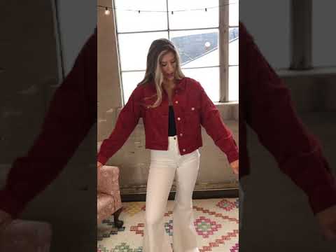 Corduroy (3) — Brick Red Corduroy Jacket