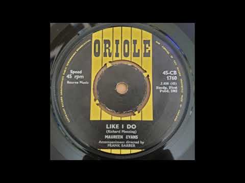Maureen Evans — Maureen Evans   STARLIGHT STARBRIGHT/LIKE I DO, 1962