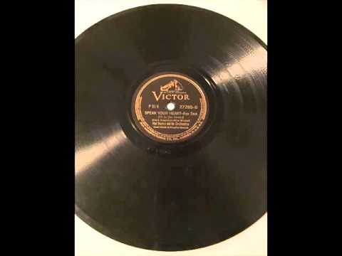 Hal Kemp And His Orchestra — Hal Kemp and his Orchestra "Speak Your Heart"