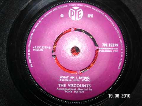The Viscounts (2) — The Viscounts - What Am I Saying   60's 45rpm
