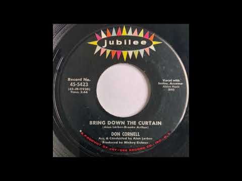 Don Cornell — Don Cornell - Bring Down The Curtain