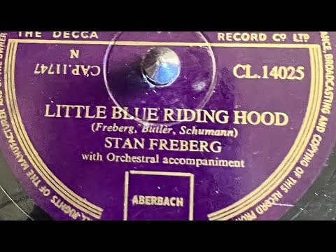 Stan Freberg — Stan Freberg Little Blue Riding Hood 78rpm