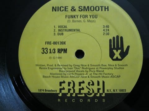 Nice & Smooth — Nice & Smooth - Funky For You (Instrumental) HQ