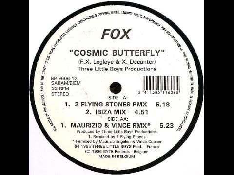 F.O.X. (3) — FOX - Cosmic Butterfly (2 Flying Stones Rmx)