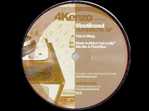 Mastik Soul — Mastiksoul - This Is Obag