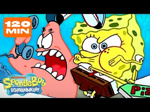 Spongebob Squarepants — SpongeBobs witzigste Folgen aller Zeiten 😂 | 120-Minuten-Compilation | SpongeBob Schwammkopf