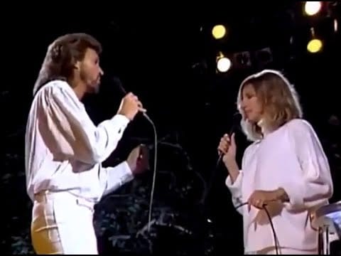 Barbra Streisand — Barbra Streisand & Barry Gibb - Guilty - Live 1986 HQ - (With lyrics in Description)