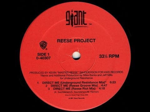 The Reese Project — Reese Project - Direct Me  (Joey Negro Disco Blend Mix) 1991