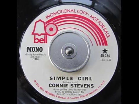 Connie Stevens — Connie Stevens - Simple Girl (Bell '72)