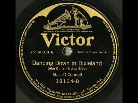 Ada Jones — M. J. O'Connell "For Me And My Gal" Columbia A2190 early recording of classic song LYRICS
