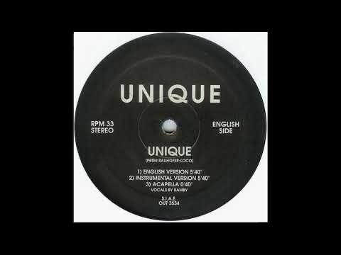 Unique (16) — Unique –  Unique (Instrumental Version)