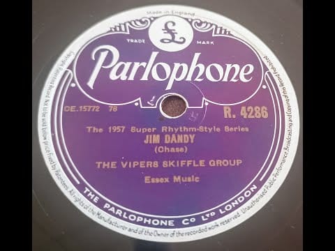 The Vipers Skiffle Group — Jim Dandy - The Vipers Skiffle Group - 78rpm