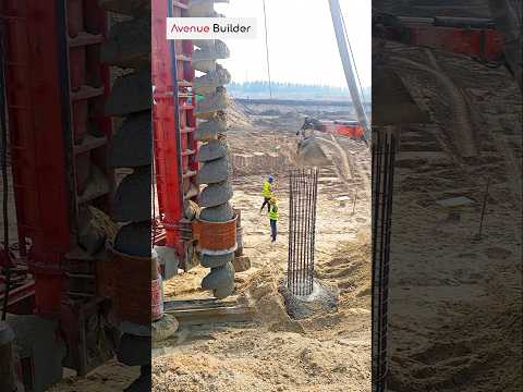 The Foundations — How to Drive Long Pile Foundations intoConcrete Properly | #concrete #column #construction #building