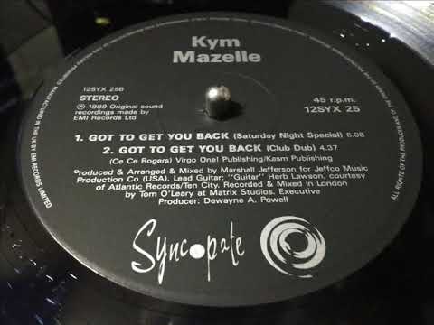 Kym Mazelle — KYM MAZELLE- GOT TO GET YOU BACK  [CLUB DUB]