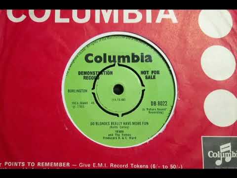 Yemm & The Yemen — 1963 Lost Teen Frat - YEMM & THE YEMEN - Do Blondes Really Have More Fun - COLUMBIA DB 8022 UK 1966