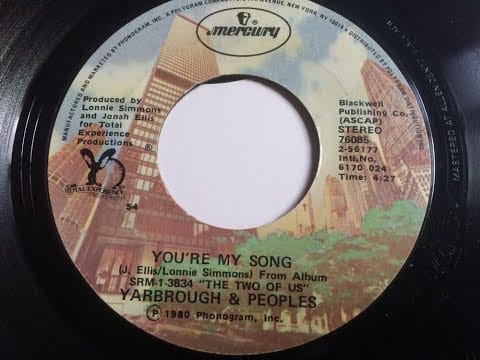 Yarbrough & Peoples — You're My Song  ~ Yarborough & Peoples