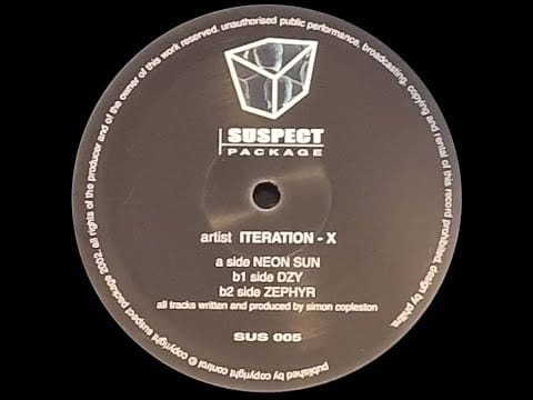 Iteration X — Iteration X - Neon Sun (UK Tech House VINYL Only 2003)