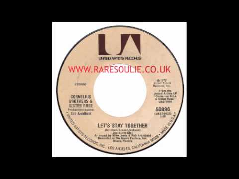 Cornelius Brothers & Sister Rose — Cornelius Brothers & Sister Rose - Let's Stay Together - UA