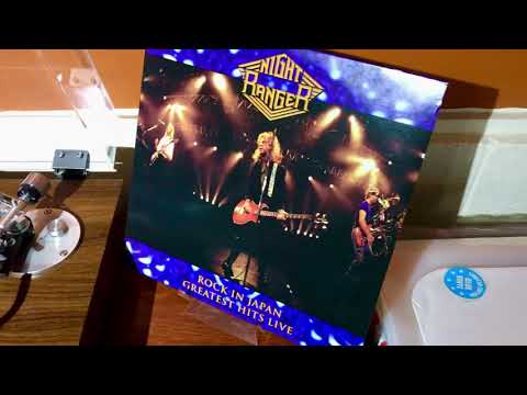 Night Ranger — “NIGHT RANGER ROCK IN JAPAN GREATEST HITS LIVE” ON BLUE VINYL