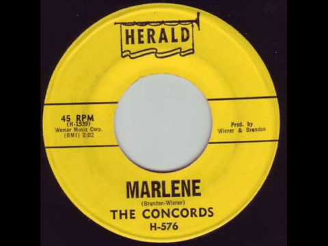 The Concords (3) — The Concords - Marlene 1962 DooWop